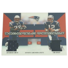 NFL ペイトリオッツ トム・ブレイディ 2003 アントウェイン・スミス & トム・ブレイディ ユニフォーム カード レアアイテム