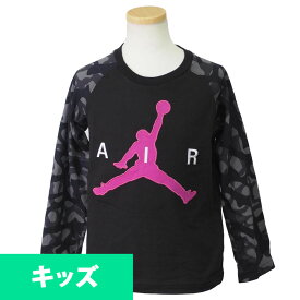 ジョーダン/JORDAN キッズ ロングスリーブ ニット トップ ブラック 852927-KAB-ON