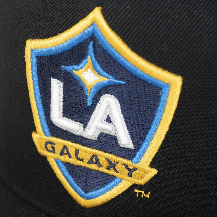 Mitchell Ness 1 2 7 Galaxy La Mls イエロー キャップ ゴールド サッカー ハイクラウン フィット ヘッドウェア 帽子 配送員設置 帽子