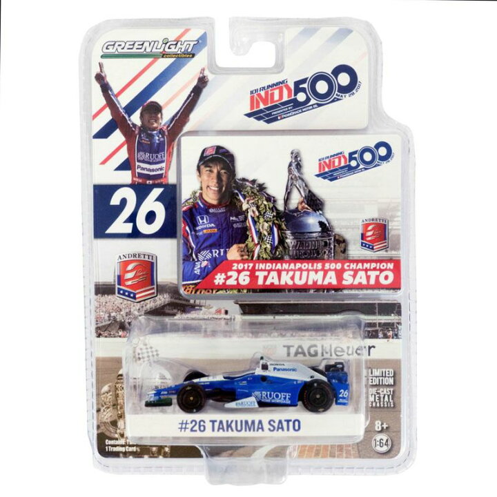 楽天市場】インディ500 佐藤琢磨 ミニカー INDY500 アンドレッティ  
