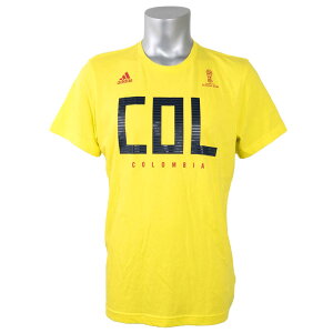 サッカー コロンビア代表 Tシャツ 半袖 2018 FIFA ワールドカップ チームプライド アディダス/Adidas イエロー【OCSL】