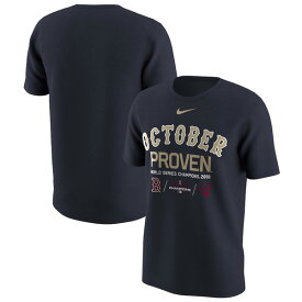 MLB レッドソックス Tシャツ 2018 ワールドチャンピオン記念 October Proven ナイキ/Nike ネイビー【OCSL】 1009IK