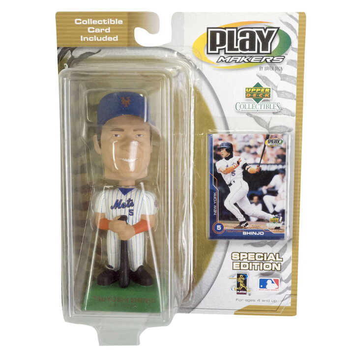 楽天市場】MLB メッツ 新庄剛志 ボブルヘッド/フィギュア 2001 Upper 