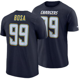 NFL チャージャース ジョーイ・ボサ Tシャツ プレイヤー プライド ネーム＆ナンバー ナイキ/Nike ネイビー【OCSL】