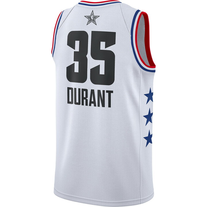 楽天市場 Nba ケビン デュラント ユニフォーム ジャージ 19 オールスター スウィングマン ナイキ Nike ホワイト Aq7297 103 Njp Mlb Nbaグッズショップ Selection