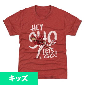 MLB エンゼルス 大谷翔平 Tシャツ キッズ Player Art Cotton 500Level レッド【OCSL】