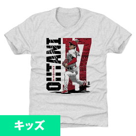 MLB エンゼルス 大谷翔平 Tシャツ キッズ Player Art Cotton 500Level アッシュ