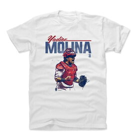 MLB Tシャツ カージナルス ヤディエル・モリーナ Player Art Cotton T-Shirt 500Level ホワイト 1112LV