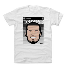 NFL レイダース デレック・カー Tシャツ Player Art Cotton T-Shirt 500Level ホワイト【OCSL】