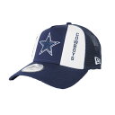 NFL カウボーイズ キャップ/帽子 フロント カスタム 9FORTY ニューエラ/New Era ネイビー/ホワイト