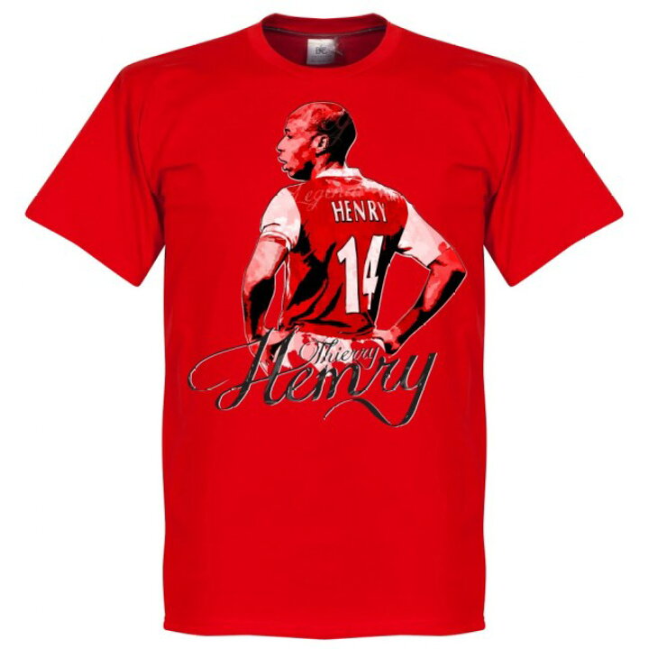 楽天市場 アーセナル ティエリ アンリ Tシャツ Soccer レジェンド サッカー フットボール レッド Mlb Nbaグッズショップ Selection