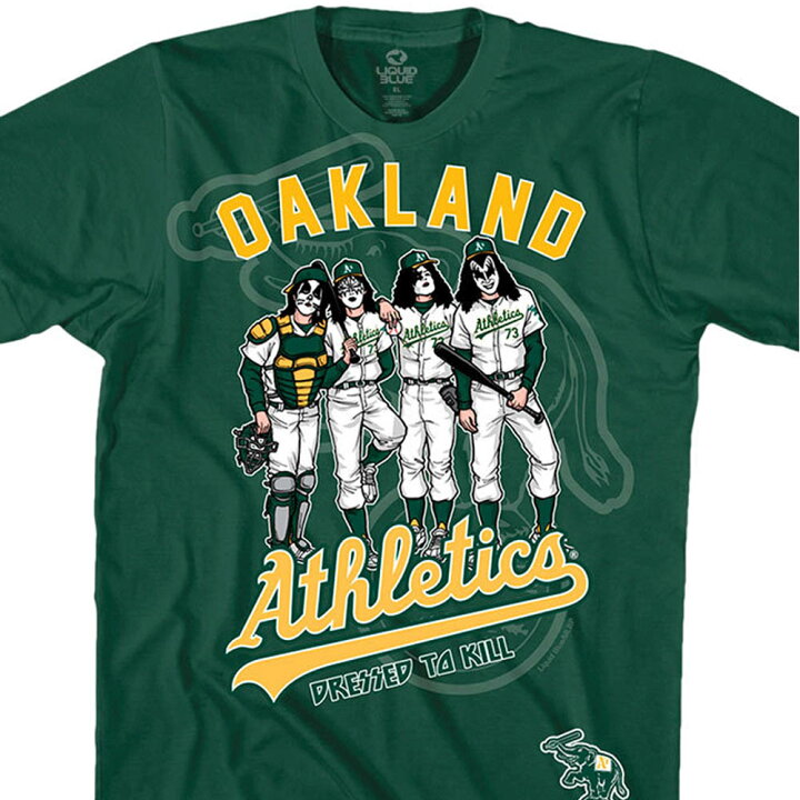 楽天市場】MLB オークランド・アスレチックス Tシャツ KISS コラボ 