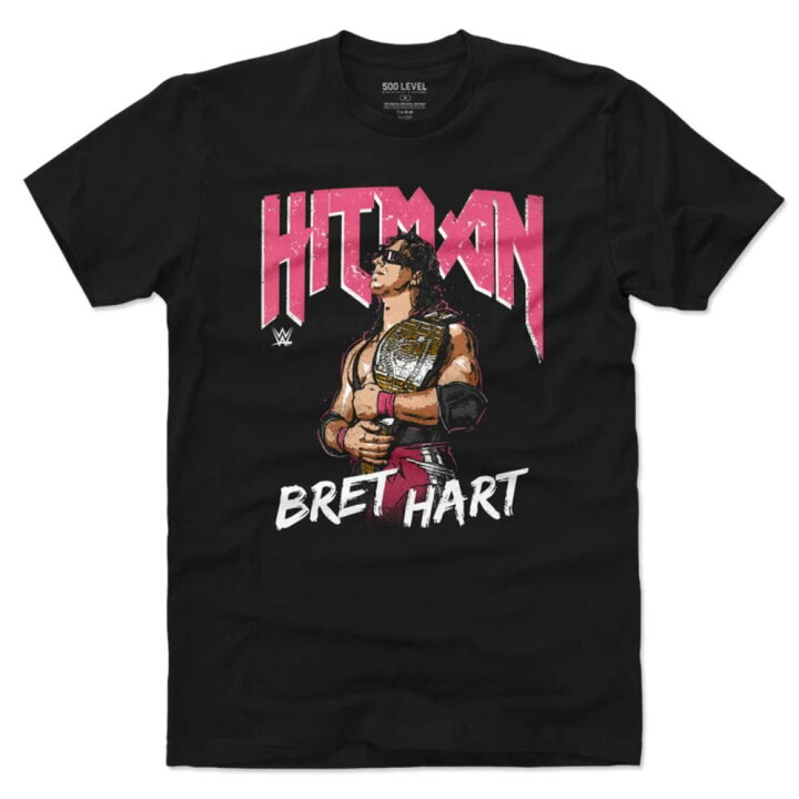 楽天市場】WWE ブレット・ハート Tシャツ 500Level ブラック【OCSL  