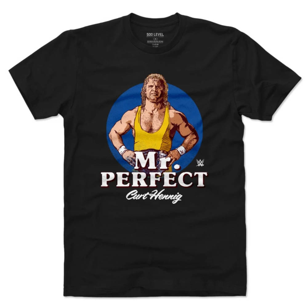 WWE ミスター・パーフェクト Tシャツ 500Level ブラック【OCSL】のサムネイル
