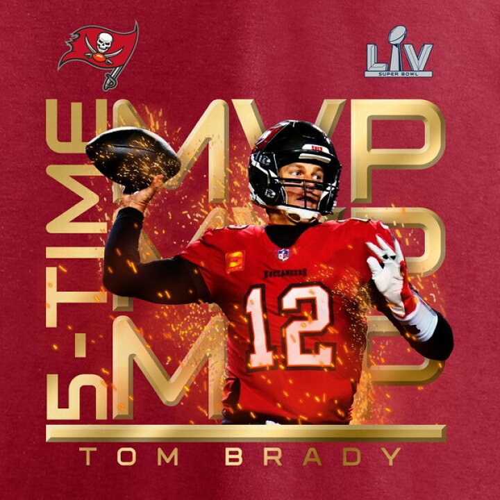 楽天市場】NFL Tシャツ トム・ブレイディ バッカニアーズ レッド 第55 