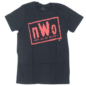 WWE Tシャツ NWO ニュー・ワールド・オーダー WWE Authentic ブラック レッド【OCSL】