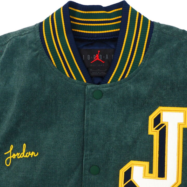 楽天市場】JORDAN ジョーダン ジャケット スタジャン レターマン バー 