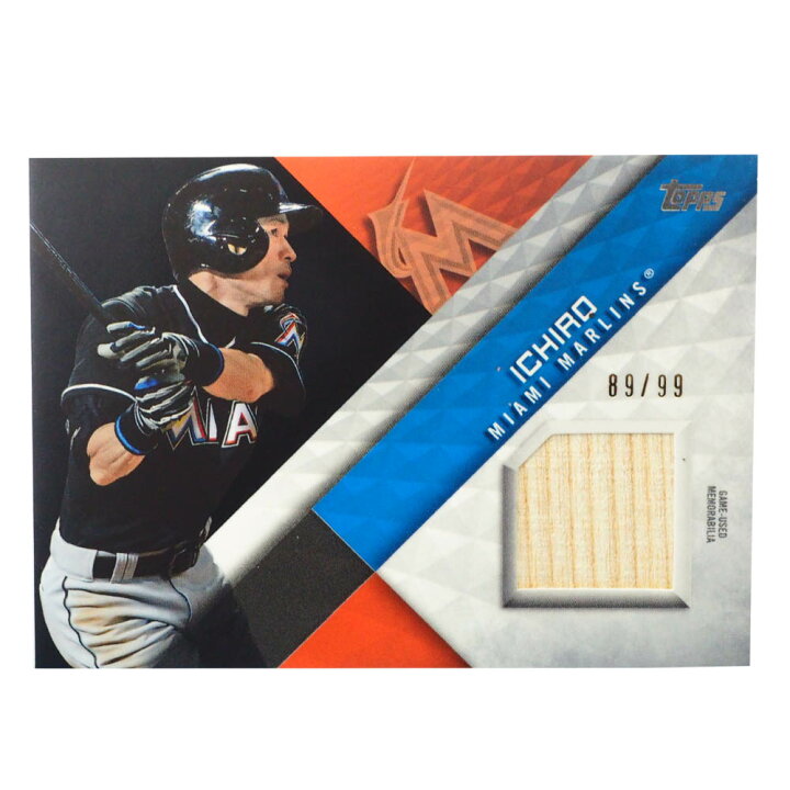 MLB イチロー Bat Card Ichiro マイアミマーリンズ Miami Marlins 