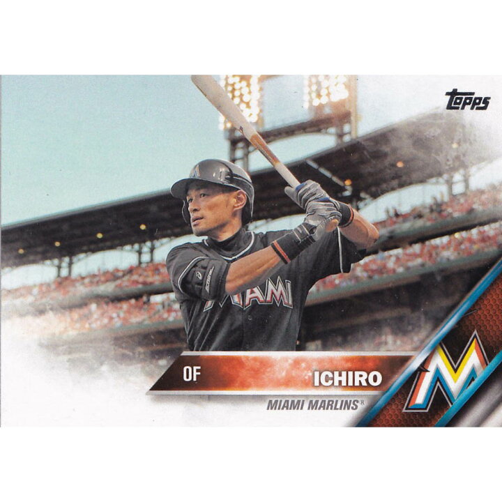 楽天市場】MLB イチロー マイアミ・マーリンズ トレーディングカード 