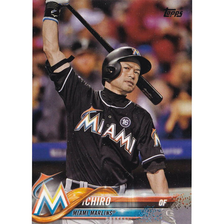 MLB イチロー Bat Card Ichiro マイアミマーリンズ Miami Marlins 