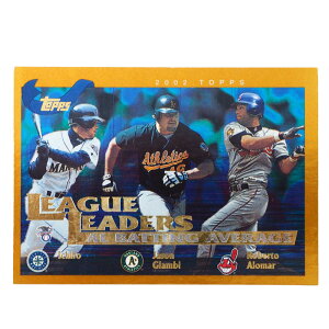 MLB g[fBOJ[h/X|[cJ[h 2001 League Leaders #337 Ichiro Giambi Alomer Topps