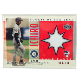 MLB イチロー シアトル・マリナーズ トレーディングカード/スポーツカード 2001 Rookie Ichiro #III 84/100 Game Pants Upper Deck