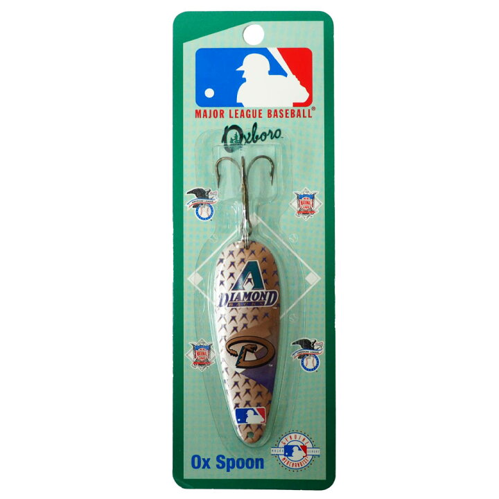 楽天市場 Mlb アリゾナ ダイヤモンドバックス フィッシング ルアー Ox Spoon Mlb Nbaグッズショップ Selection