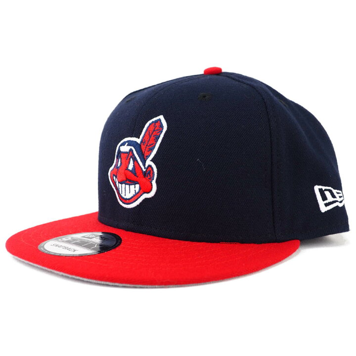 CLEインディアンス ワフー酋長 9FIFTY スナップバックキャップ