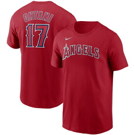 MLB 大谷翔平 ロサンゼルス・エンゼルス Tシャツ ネーム＆ナンバー ナイキ/Nike レッド【OCSL】 23wbsf