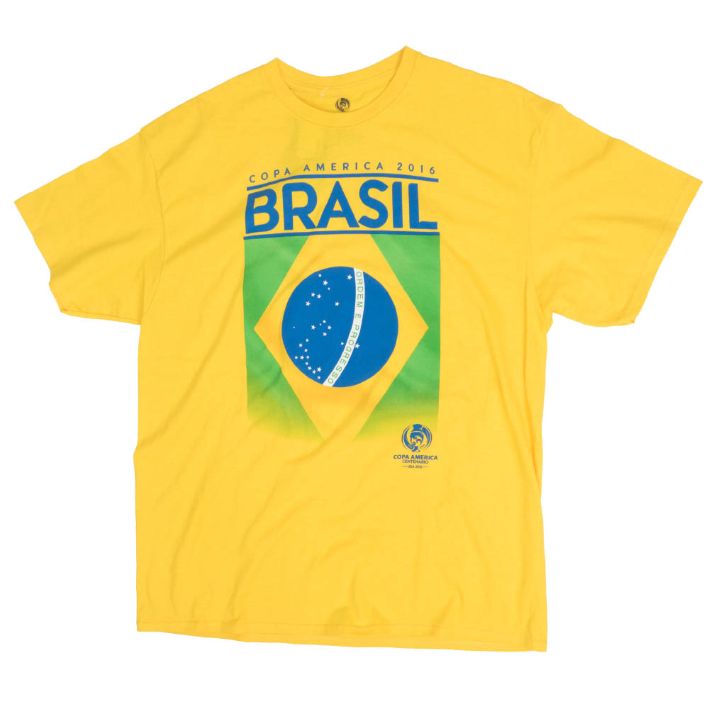 あす楽対応 サッカーブラジル代表コパ アメリカ16tシャツ Soccer サッカーブラジル代表 Tシャツ コパ アメリカ 16 ブラジル Fifth Sun イエロー