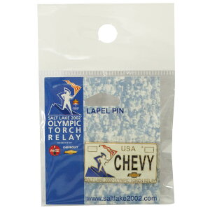 2002 �\���g���C�N Lapel Pin�FChevy License Plate �s���o�b�` �s���Y Aminco