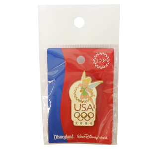 �A�����J��\ �f�B�Y�j�[ 2004 �A�e�l?USA Logo Pin : Tinker Bell �s���o�b�` �s���Y Disney