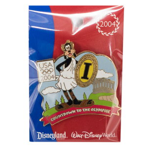 AJ\ fBYj[ 2004 Ael Countdown to the Olympics Pin : 1 (Goofy) LE750 sob` sY Disney