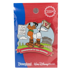 �A�����J��\ �f�B�Y�j�[ 2004 �A�e�l Countdown to the Olympics Pin : 5 (Pluto) LE750 �s���o�b�` �s���Y Disney