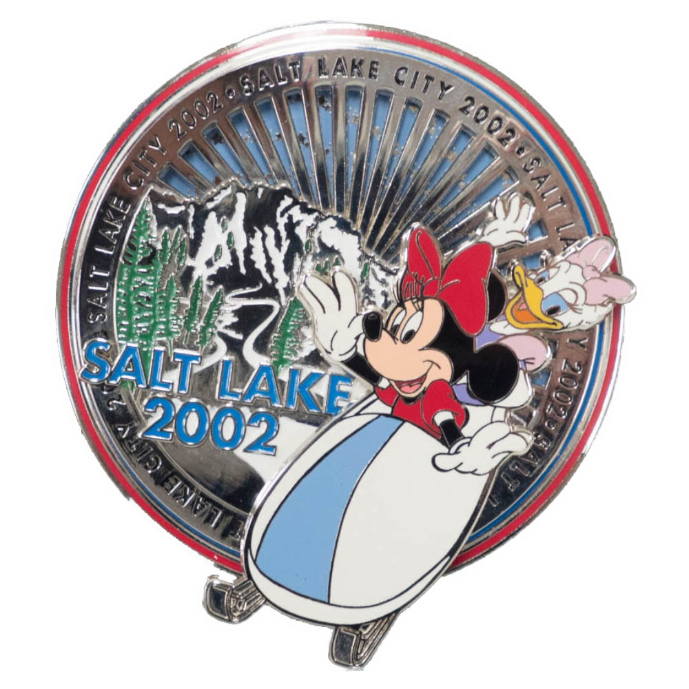 アメリカ代表 Disney ピンズ ピンバッチ Daisy) Mouse, (Minnie ソルトレイク 2002 : 750 LE Pin 2004 Jumbo USA ディズニー その他