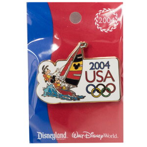 AJ\ fBYj[ 2004 Ael USA Cast Exclusive Pin : Saling (Mickey and Goofy) sob` sY Disney