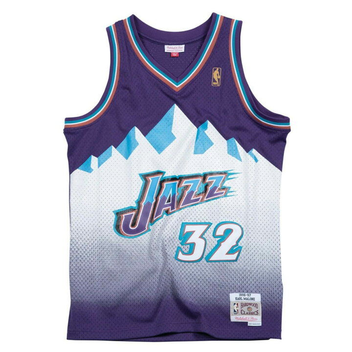 楽天市場】NBA カール・マローン ユタ・ジャズ ユニフォーム/ジャージ 