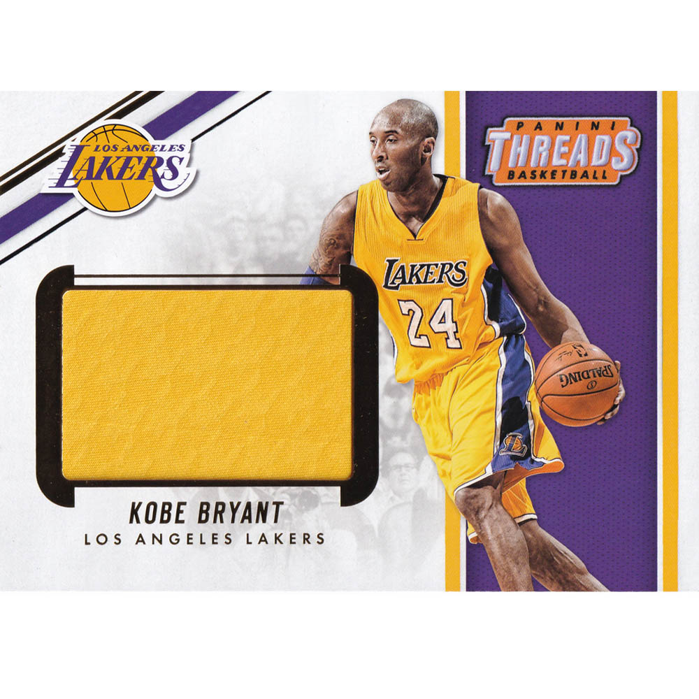 NBA コービー・ブライアント レイカーズ トレーディングカード/スポーツカード Threads Kobe #BTM-KBR Panini |  MLB.NBAグッズショップ　SELECTION