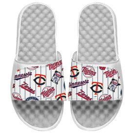 MLB 前田健太選手 所属 ミネソタ・ツインズ サンダル/シューズ Cooperstown Collection Loudmouth Slide Sandals ISlide ホワイト