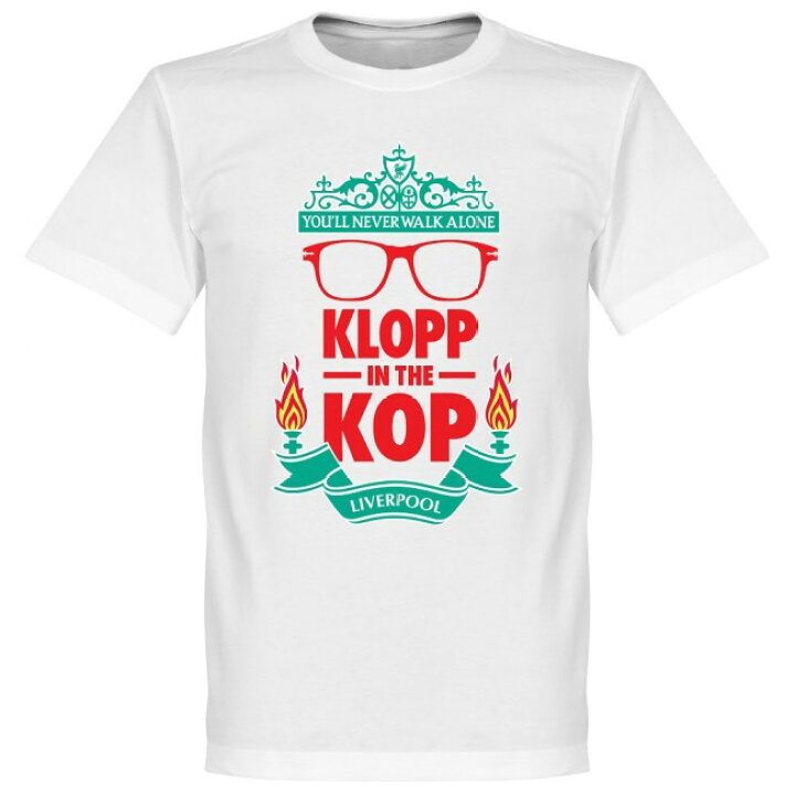 楽天市場 Soccer ユルゲン クロップ リバプール Tシャツ Klopp On The Kop T Shirt Retake ホワイト Mlb Nbaグッズショップ Selection