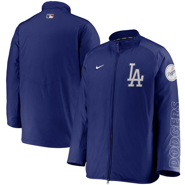MLB ロサンゼルス・ドジャース ジャケット/アウター Authentic Collection Dugout Full-Zip Jacket  ナイキ/Nike ロイヤル | MLB.NBAグッズショップ　SELECTION