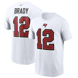 NFL トム・ブレイディ バッカニアーズ Tシャツ プレイヤー ネーム＆ナンバー ナイキ/Nike ホワイト