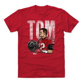NFL トム・ブレイディ バッカニアーズ Tシャツ Player Art Cotton T-Shirt 500LEVEL レッド【OCSL】