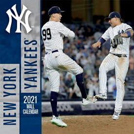 ヤンキース カレンダー メジャーリーグ MLB 2021年版 チーム 壁掛け ポスター インテリア Turner