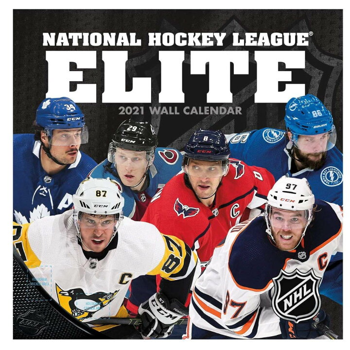 楽天市場】カレンダー NHL 2021年版 エリートプレーヤー 壁掛け 