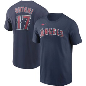 大谷翔平 Tシャツ MLB エンゼルス ナイキ Nike ネイビー tシャツ メンズ 半袖 23wbsf