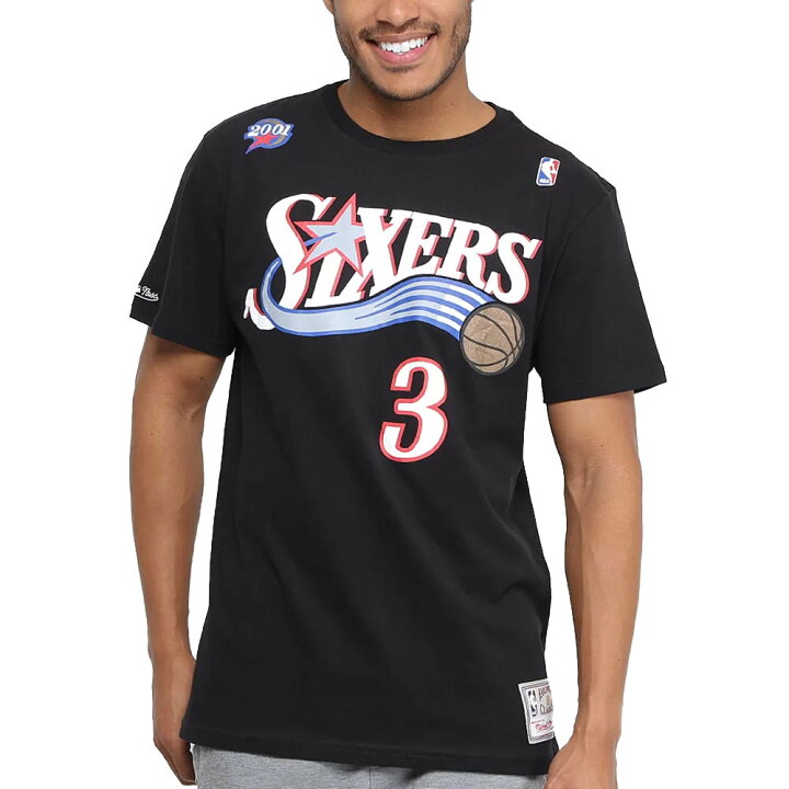 楽天市場】アレン・アイバーソン Tシャツ tシャツ NBA 76ers  