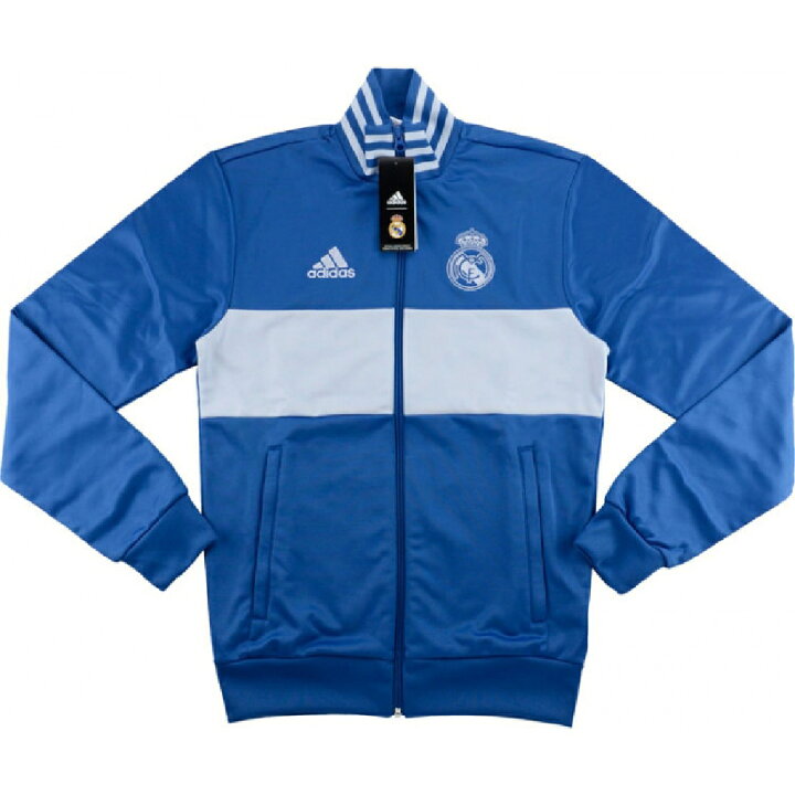 楽天市場 レアル マドリード ジャケット アウター アディダス 17 18 3 ストライプス トラック Adidas ラ リーガ ブルー サッカー Mlb Nbaグッズショップ Selection