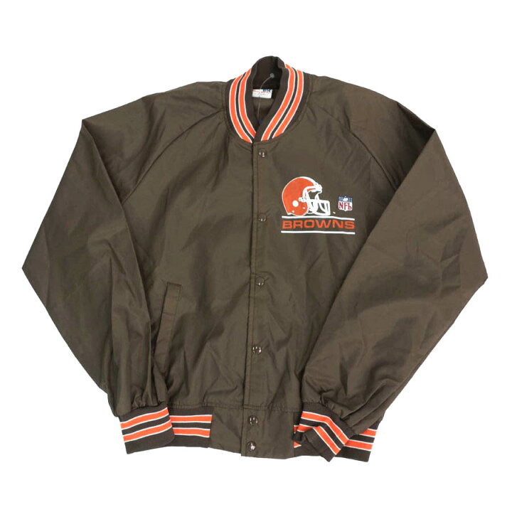 楽天市場】NFL スタジャン ブラウンズ サテン Chalk Line ブラウン 