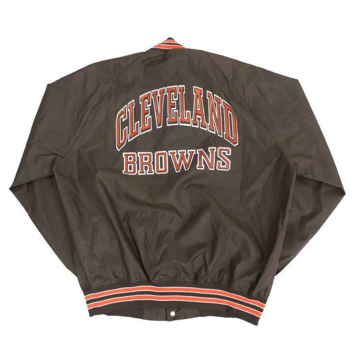 楽天市場】NFL スタジャン ブラウンズ サテン Chalk Line ブラウン 